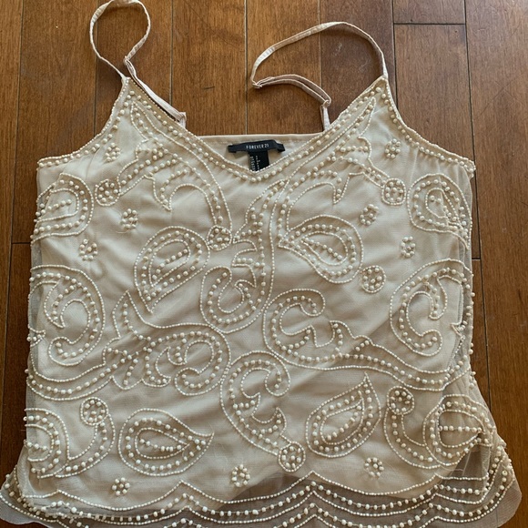 Beaded tank top - Picture 1 of 3
